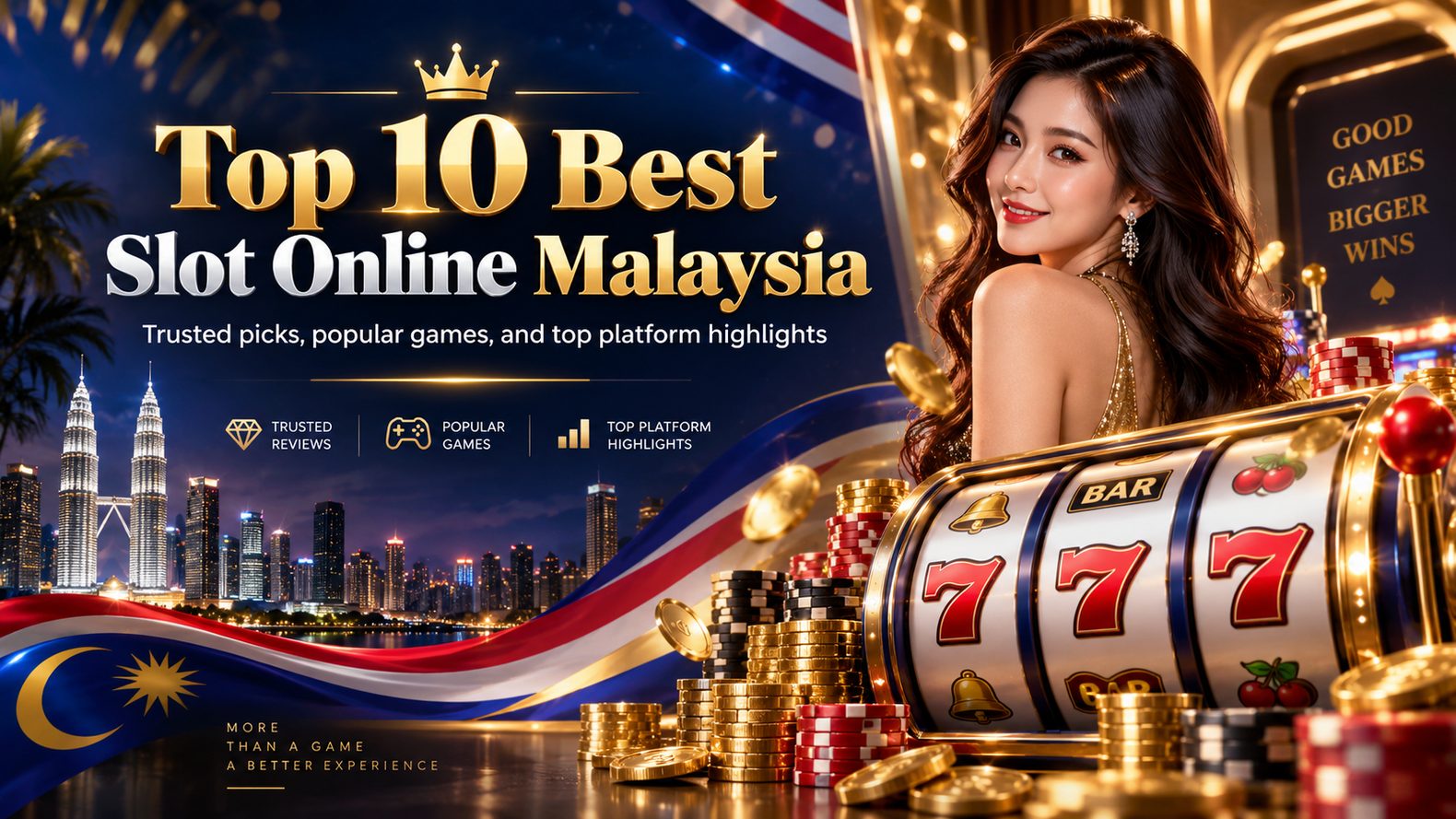 Top 10 best slot online Malaysia — trusted casino picks, popular games and top platform highlights